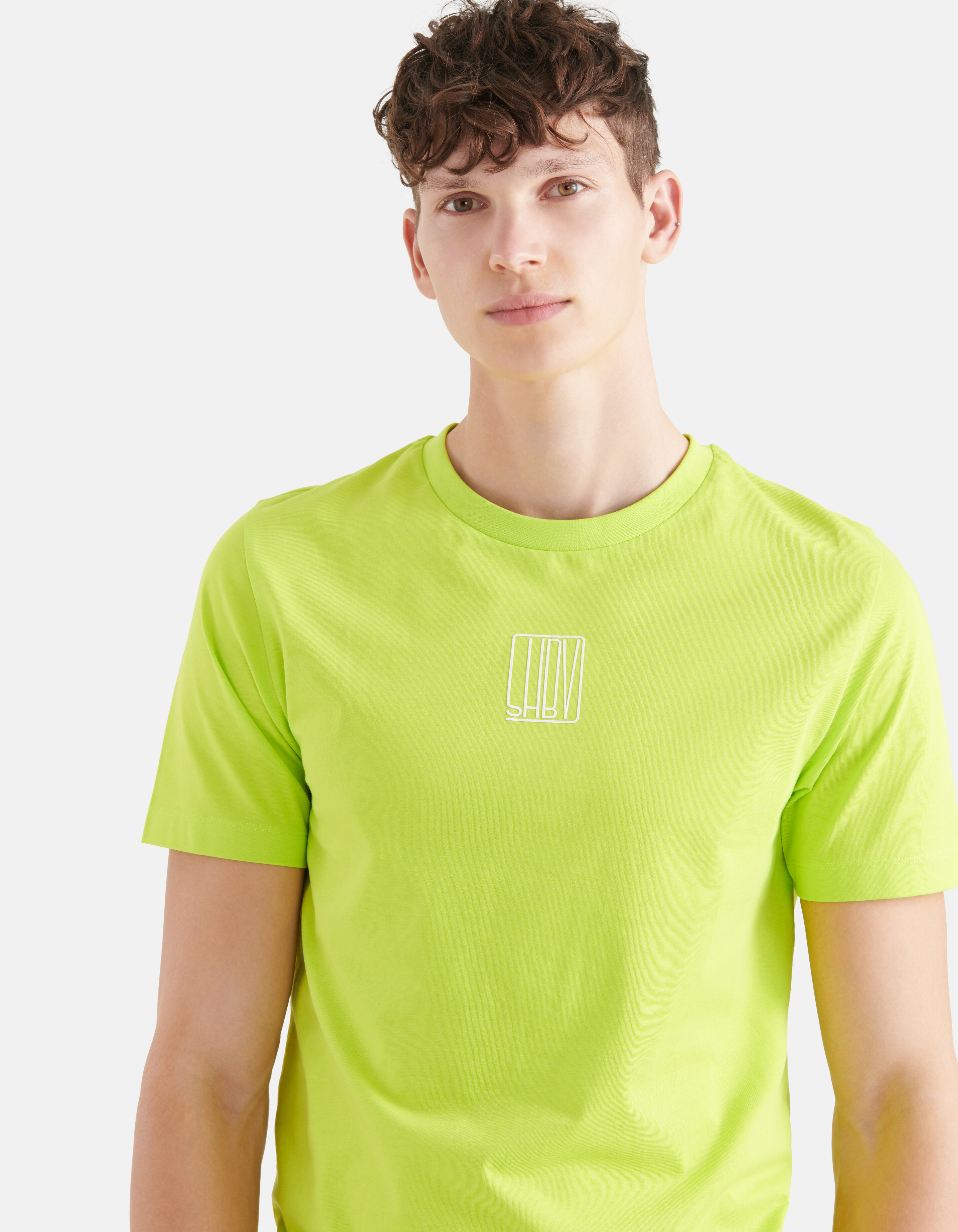Tekst T-shirt Groen SHOEBY MEN