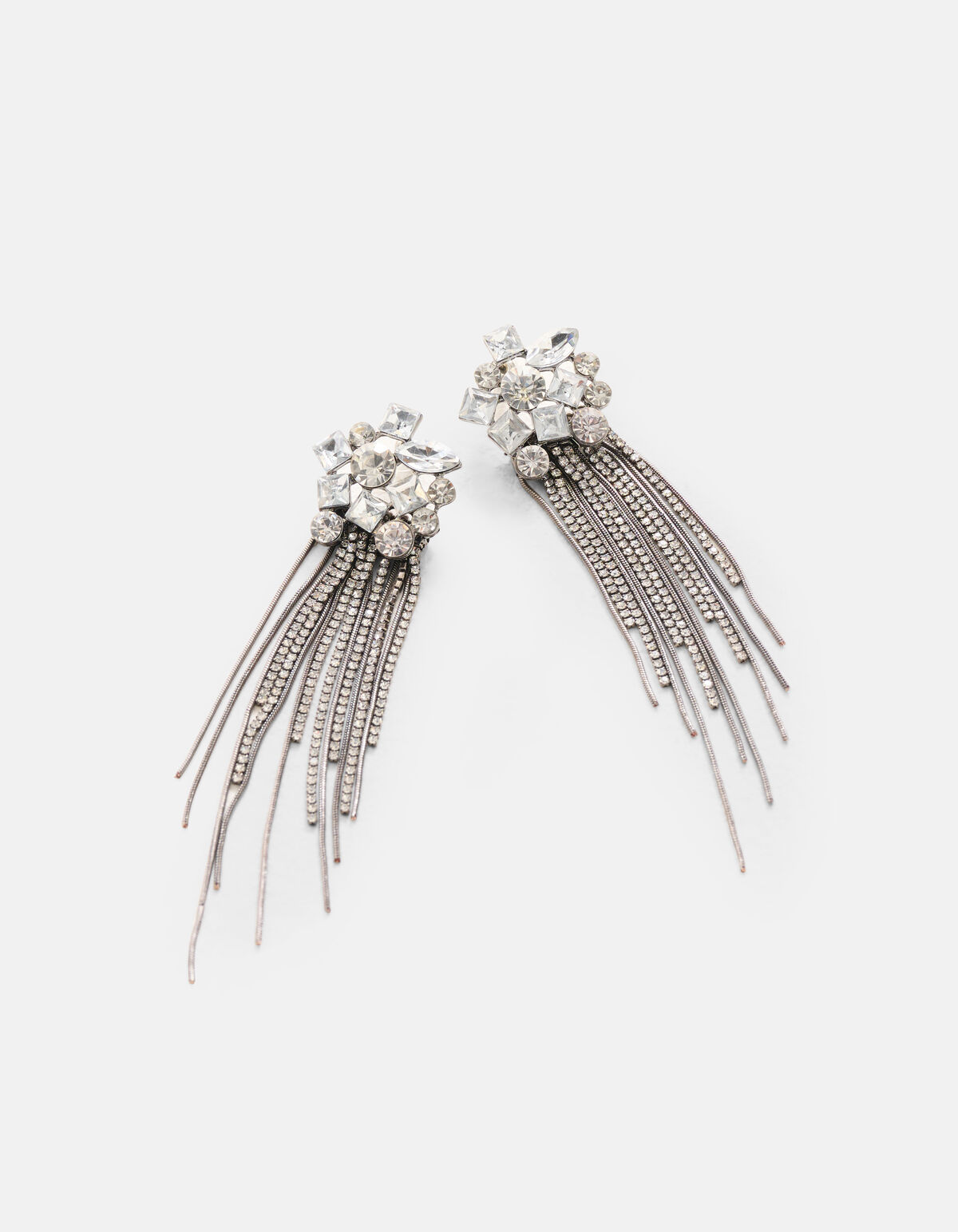 Big Stone Oorbellen Zilver SHOEBY ACCESSOIRES