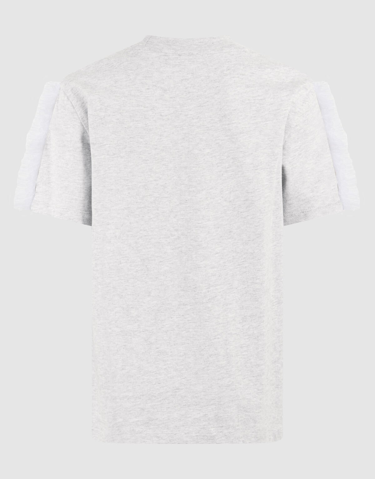 Mesh Heart T-shirt Lichtgrijs SHOEBY GIRLS