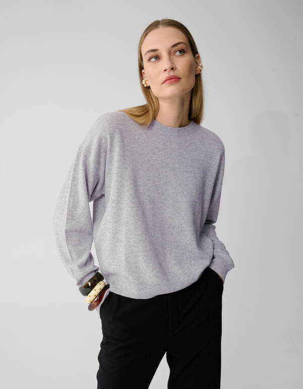 Gebreide Trui Lichtgrijs By Lonneke SHOEBY WOMEN