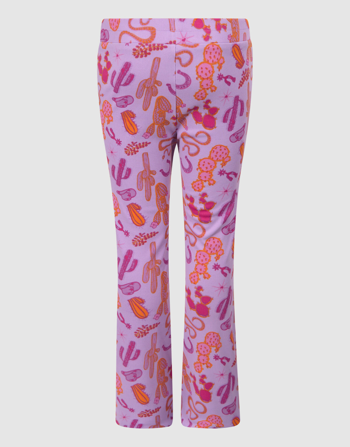 Printed Rib Flared Legging Lichtpaars SHOEBY GIRLS