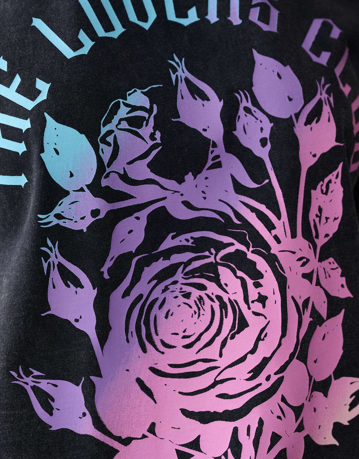 Washed Artwork T-shirt Donkergrijs SHOEBY WOMEN