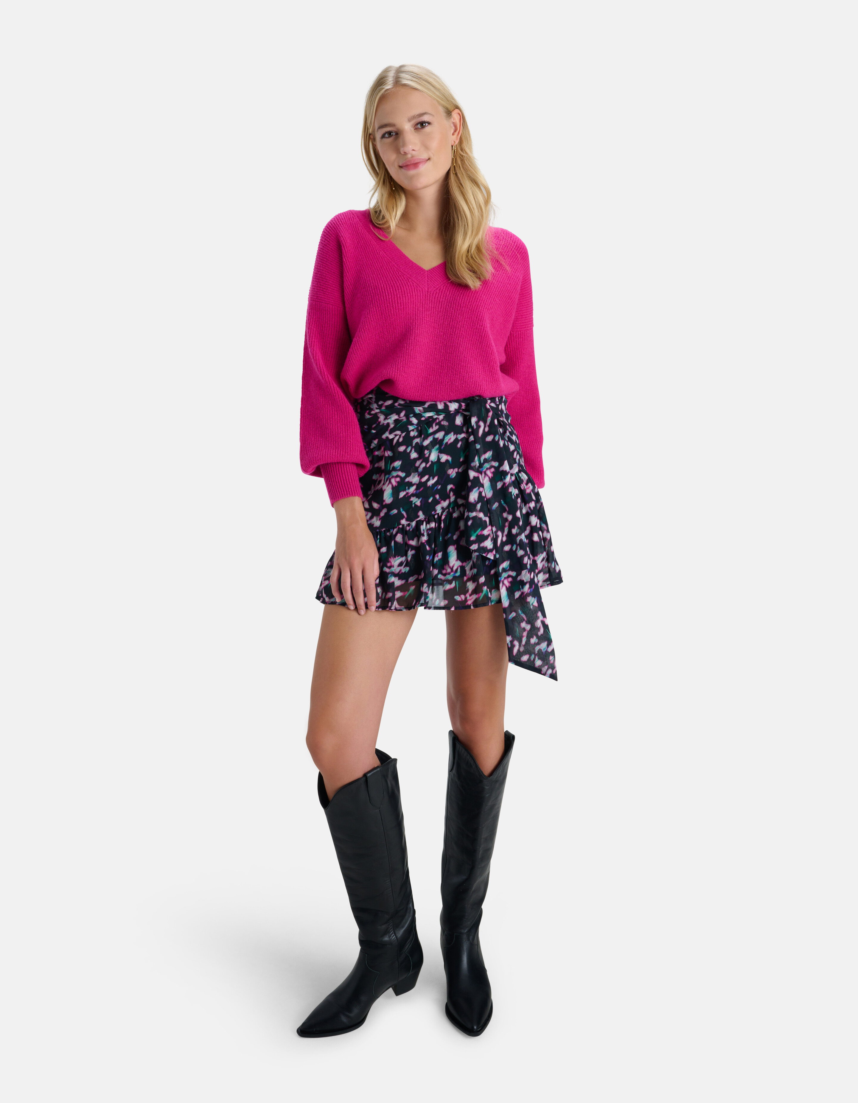 Print Rok Paars SHOEBY WOMEN