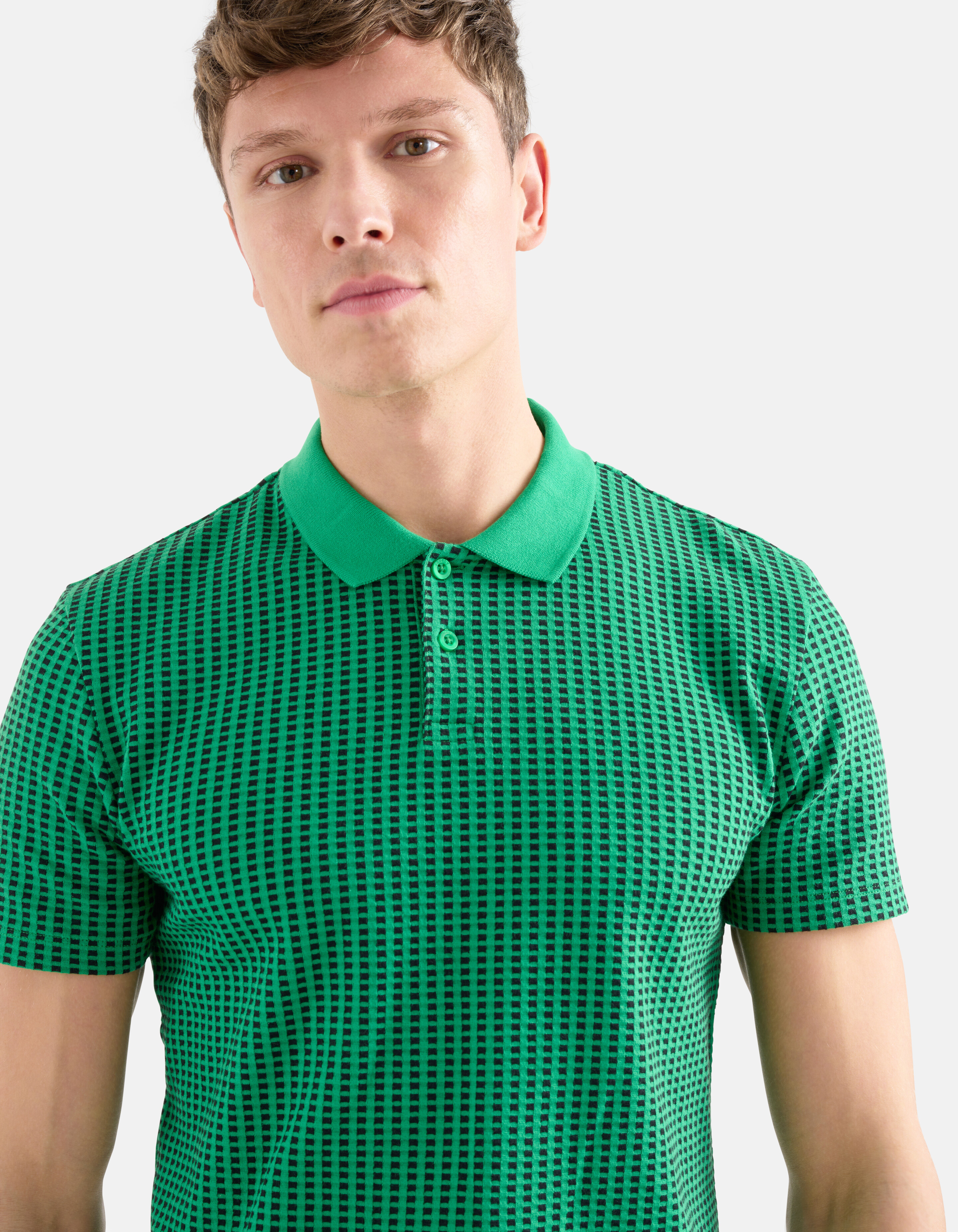 Rectangle Polo Groen SHOEBY MEN