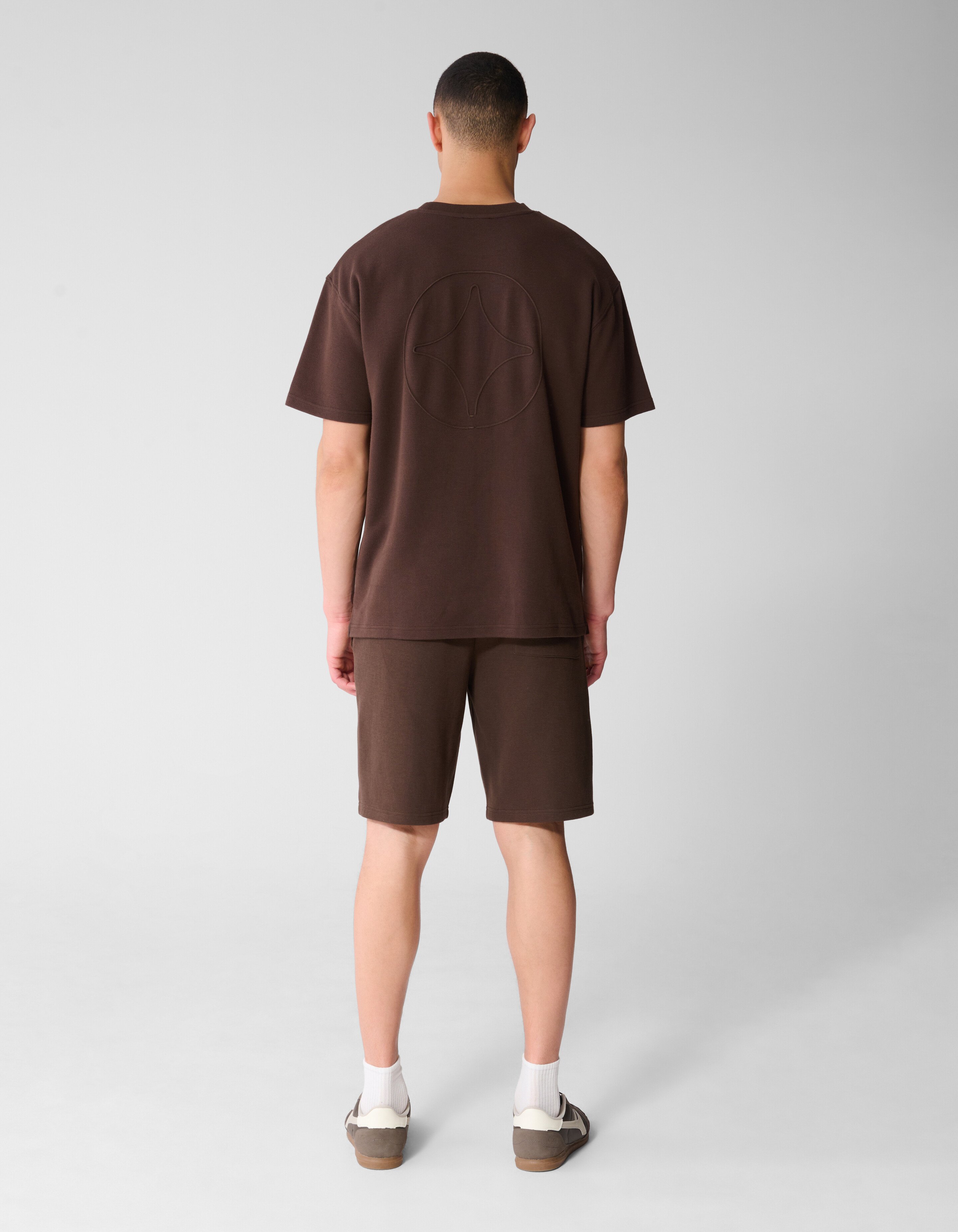 Cord Pocket T-shirt Donkerbruin SHOEBY MEN