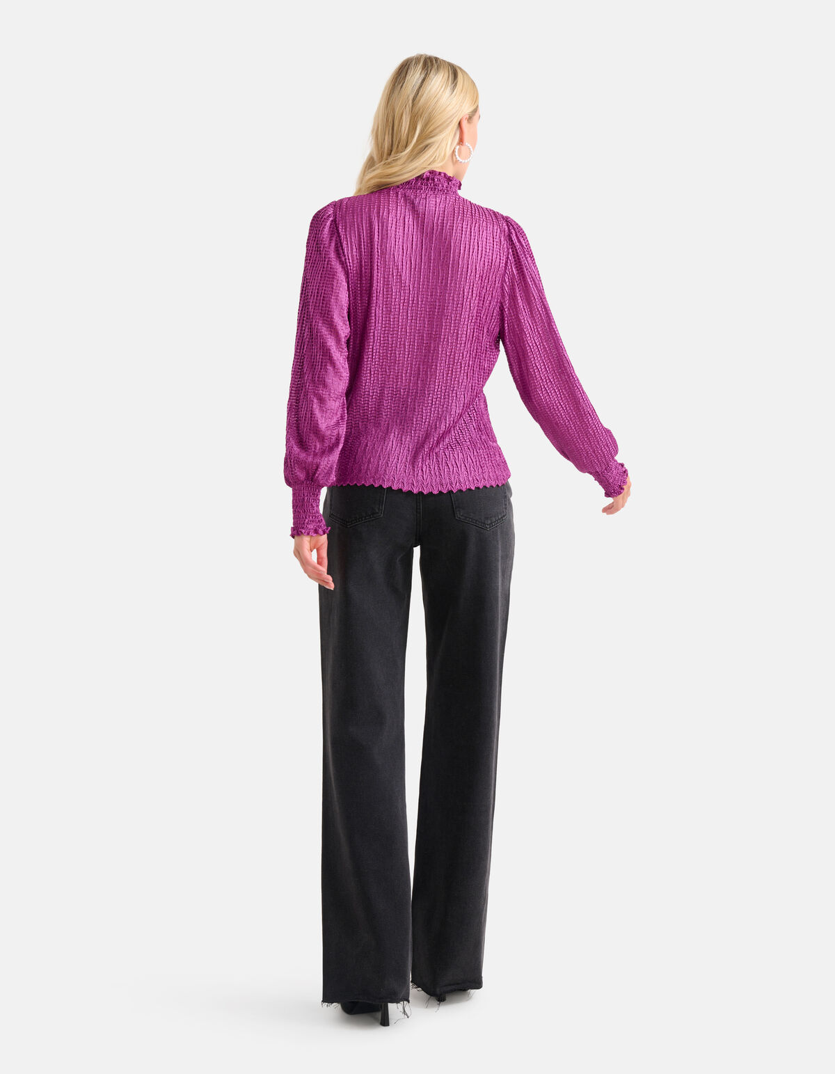 Structuur Top Paars SHOEBY WOMEN