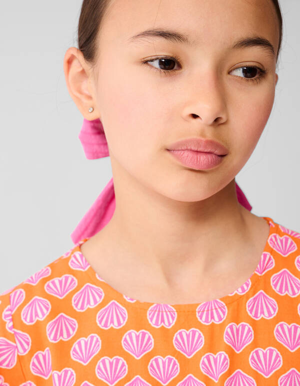 Schelpen Jurk Oranje SHOEBY GIRLS