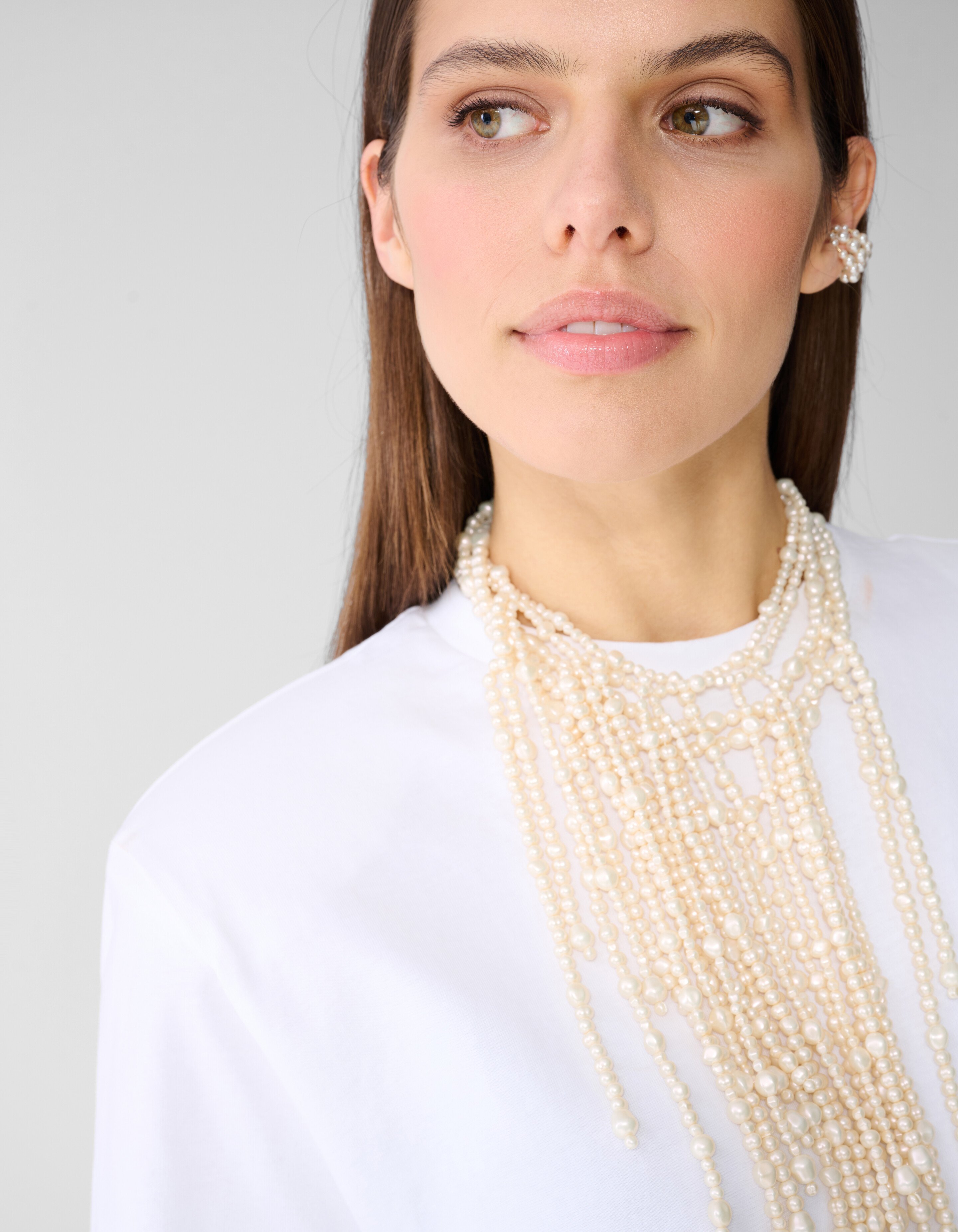 Flower T-shirt Wit SHOEBY WOMEN