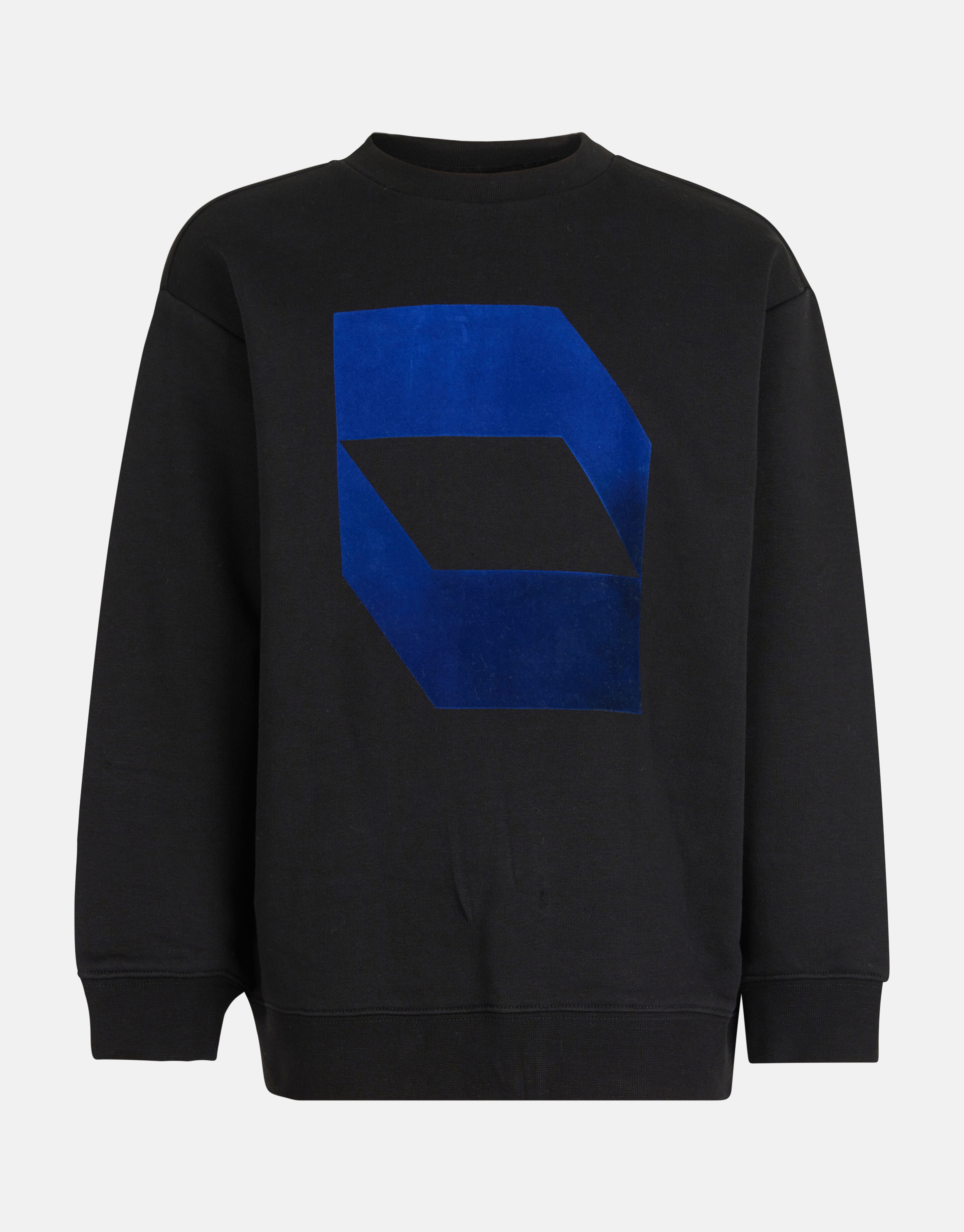 Flock Detail Sweater Zwart SHOEBY BOYS