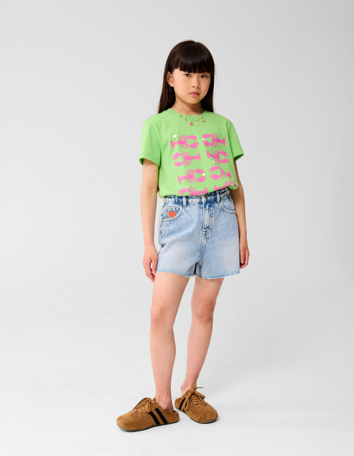 Embroidery Short Bleached SHOEBY GIRLS