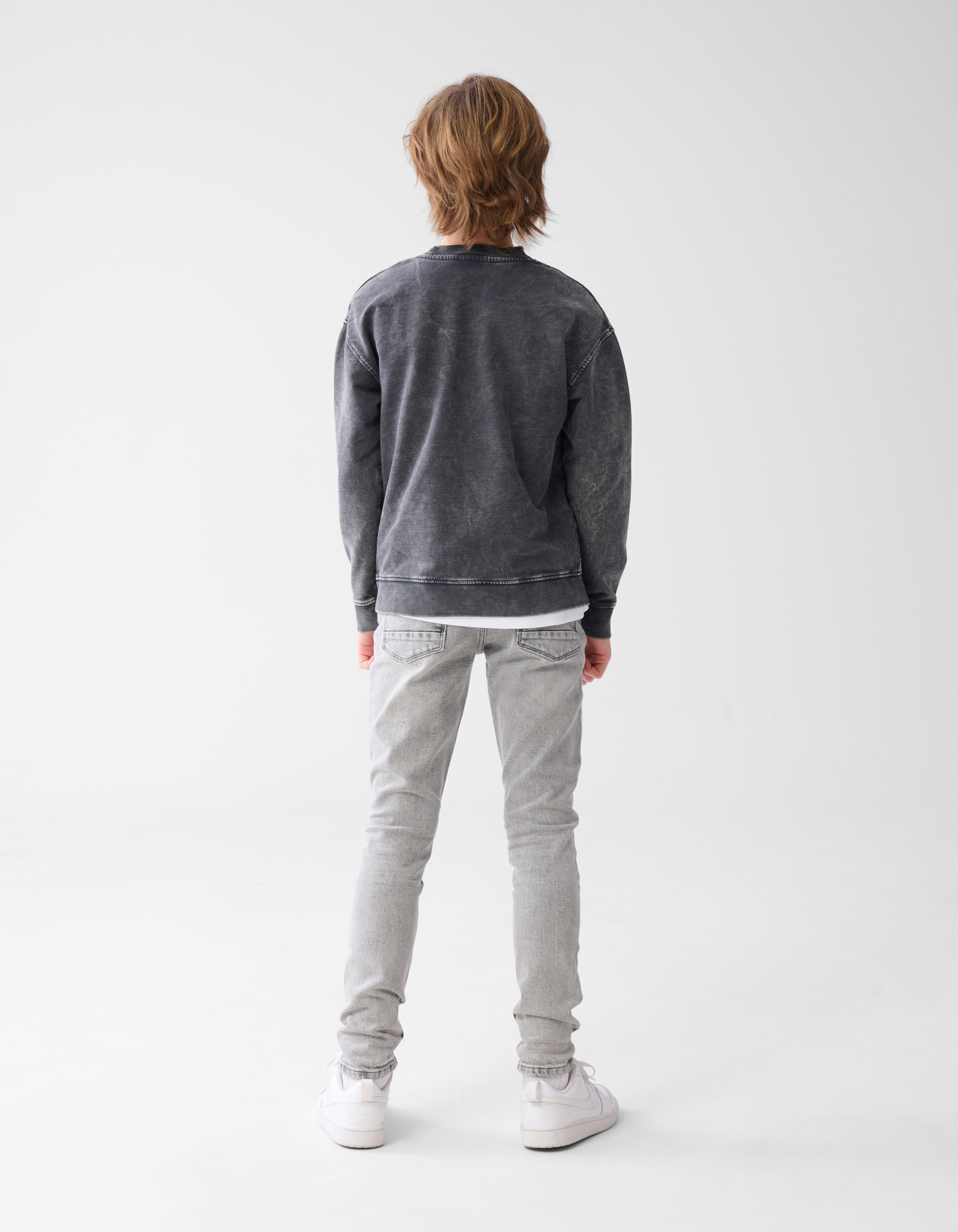 Tapered Fit Jeans Grijs SHOEBY BOYS