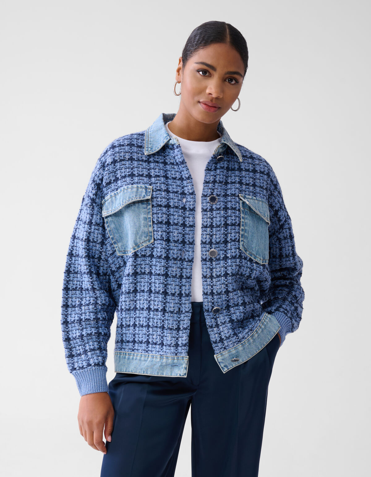 Tweed Mix Jack Blauw SHOEBY WOMEN