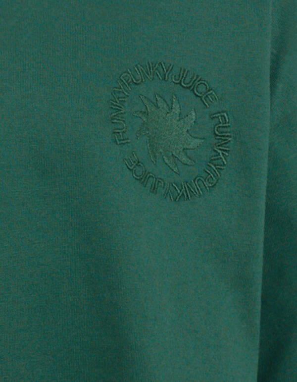 Embroidery Artwork T-shirt Donkergroen SHOEBY BOYS