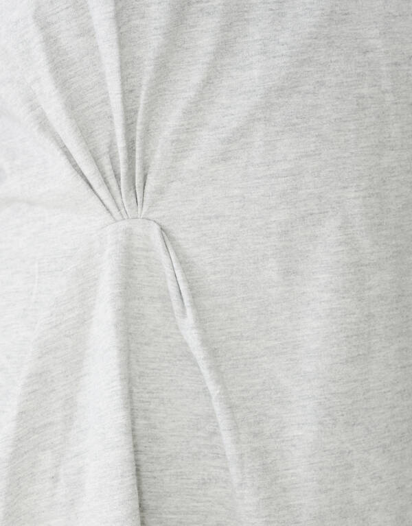 Knot T-shirt Lichtgrijs SHOEBY WOMEN