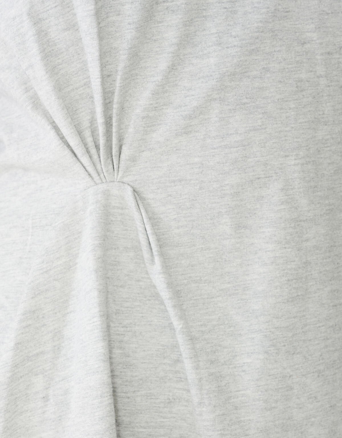 Knot T-shirt Lichtgrijs SHOEBY WOMEN