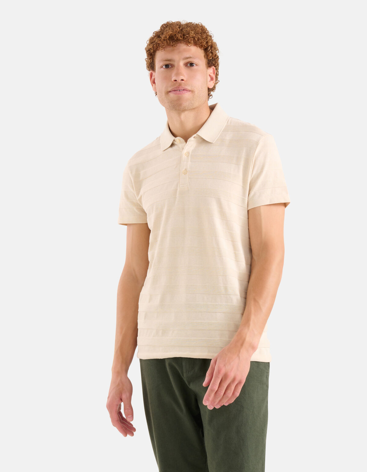 Structuur Polo Beige SHOEBY MEN