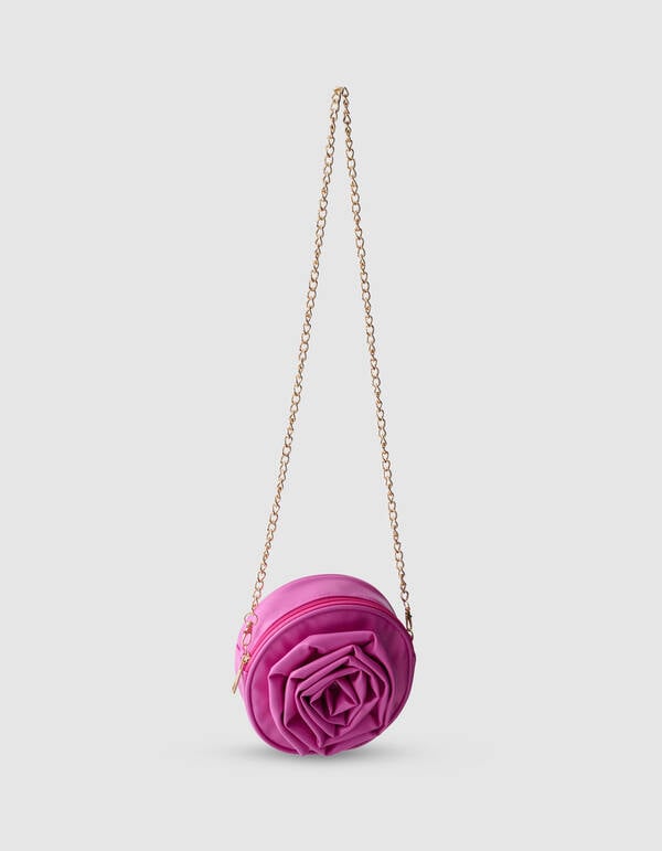 Rose Ronde Tas Roze SHOEBY ACCESSOIRES