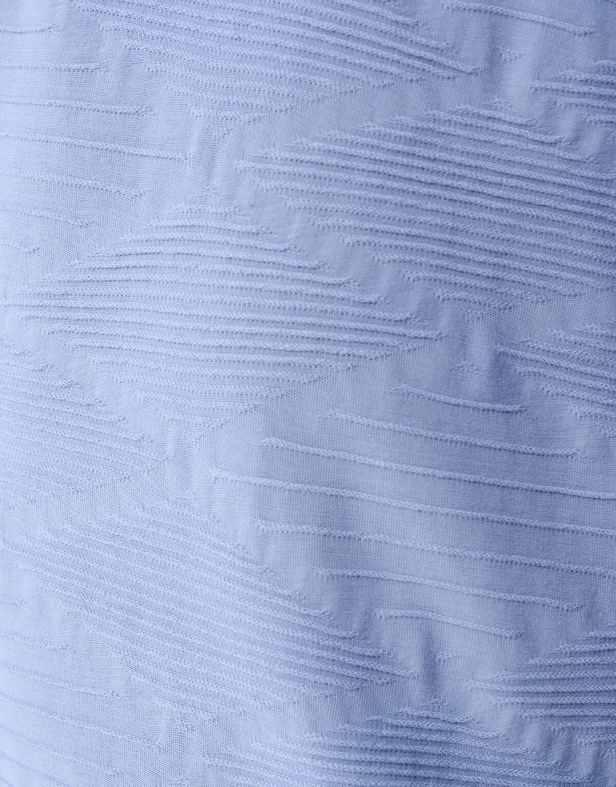 Wave Structuur T-shirt Lichtblauw SHOEBY MEN