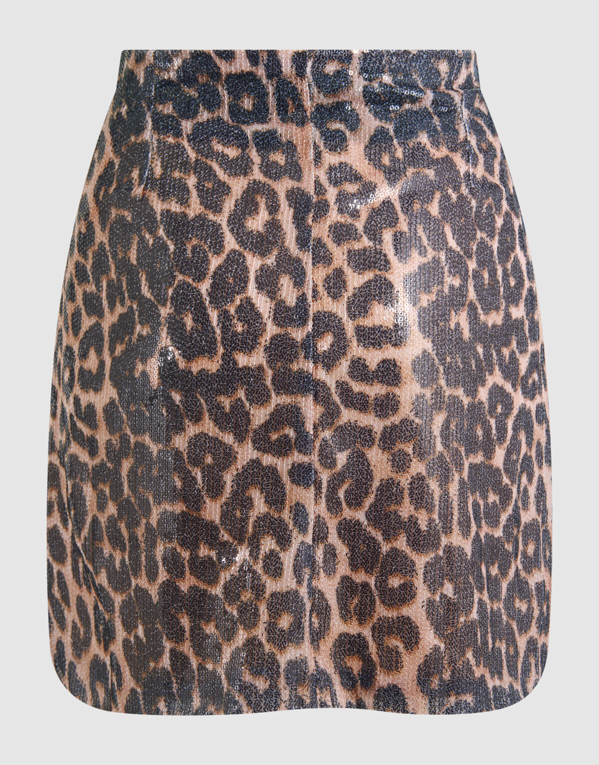 Leopard Sequin Mini Rok Bruin SHOEBY WOMEN