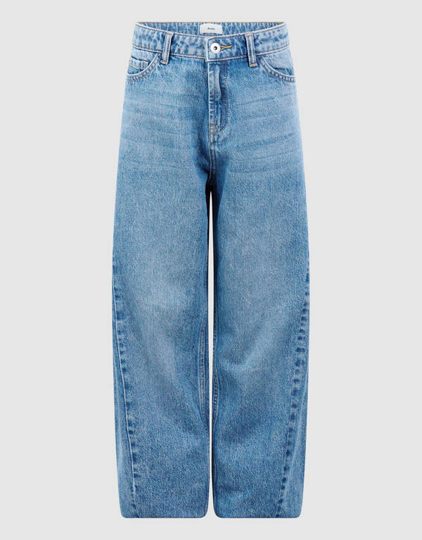 Seam Barrel Fit Jeans Blauw SHOEBY GIRLS