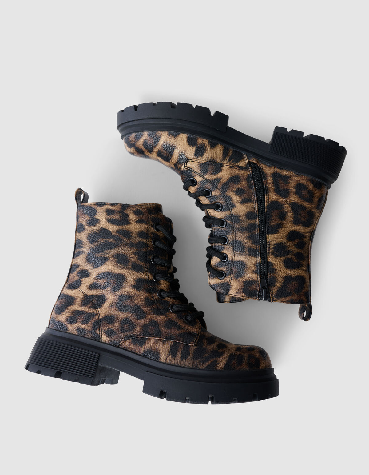 Leopard Laarzen Bruin SHOEBY SHOES