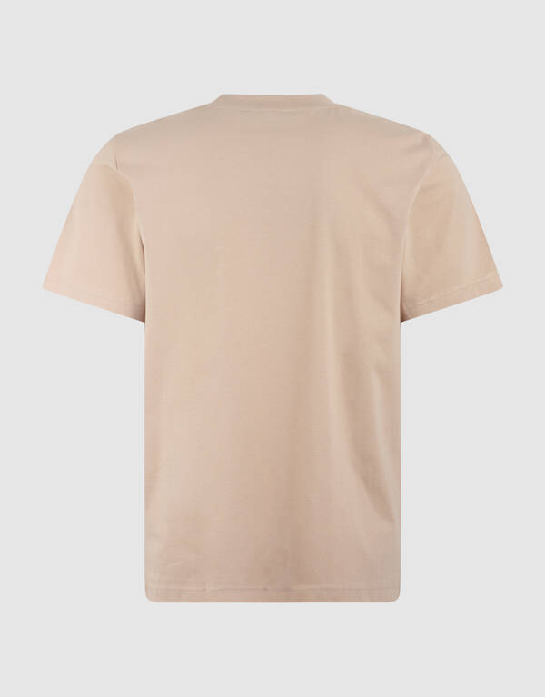 Mixed Tekst Artwork T-shirt Zand SHOEBY MEN