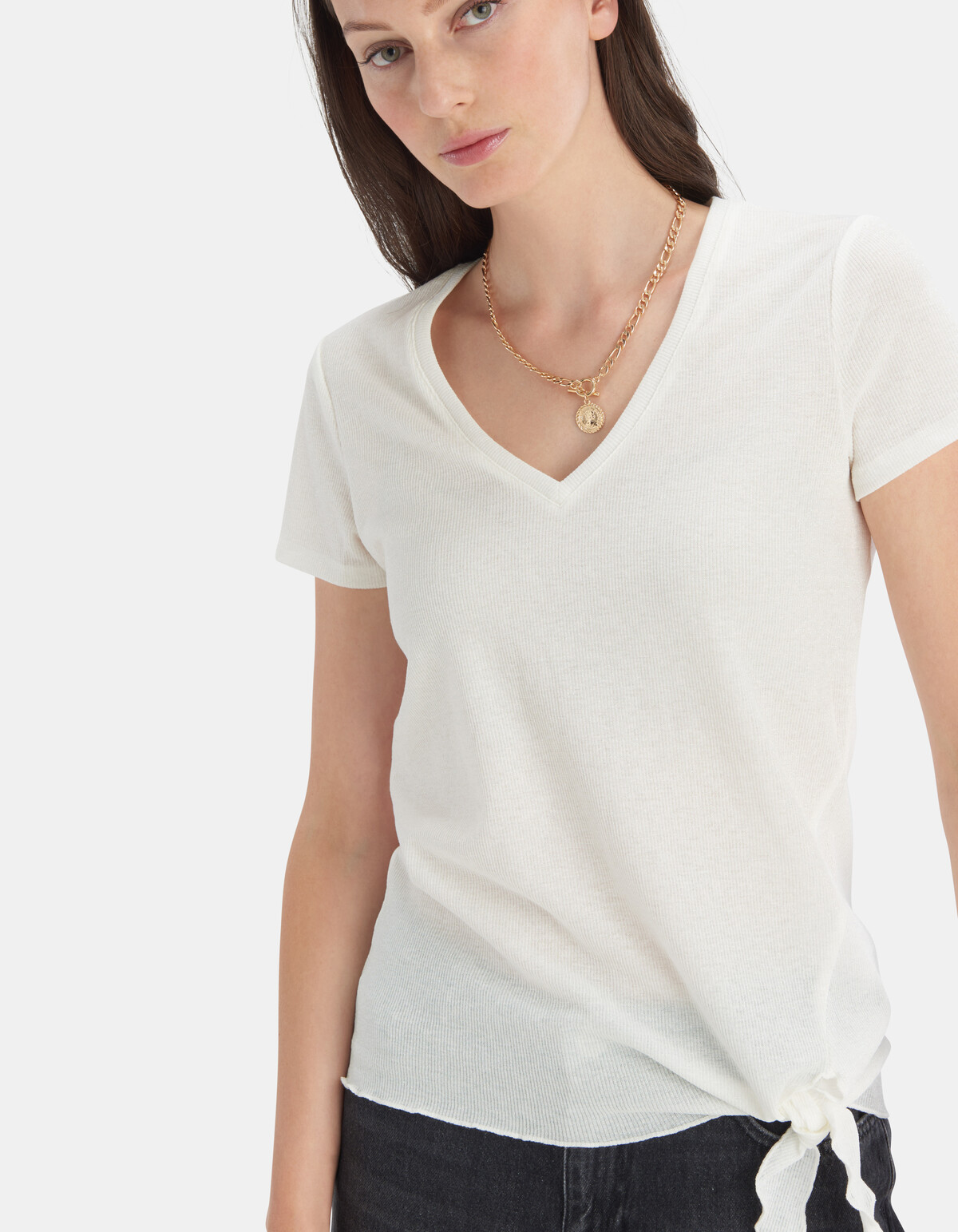 Glitter Knoop T-shirt