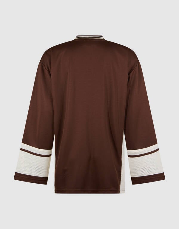 Oversized Baseball Longsleeve Top Bruin SHOEBY WOMEN
