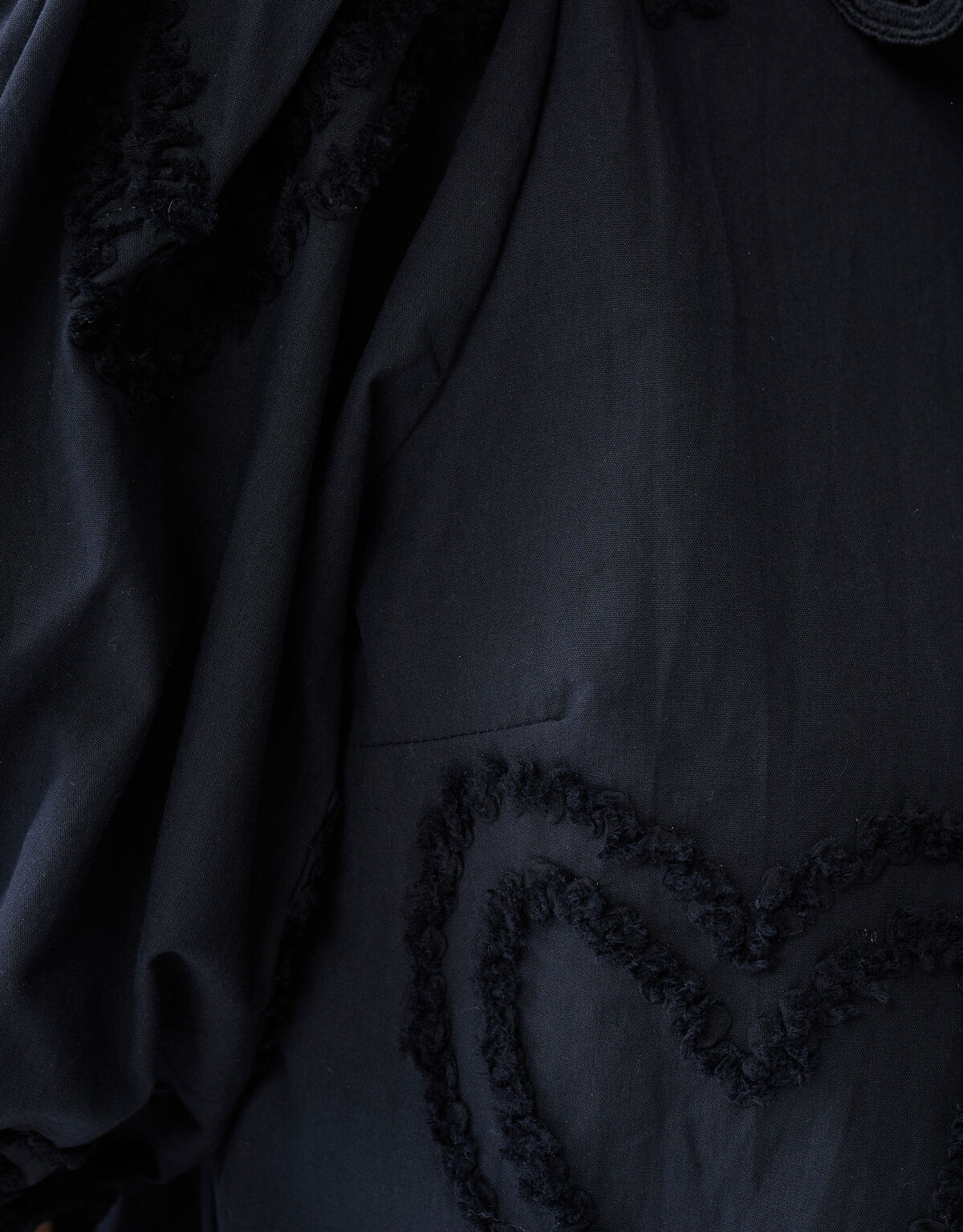 Puff Heart Top Zwart SHOEBY WOMEN