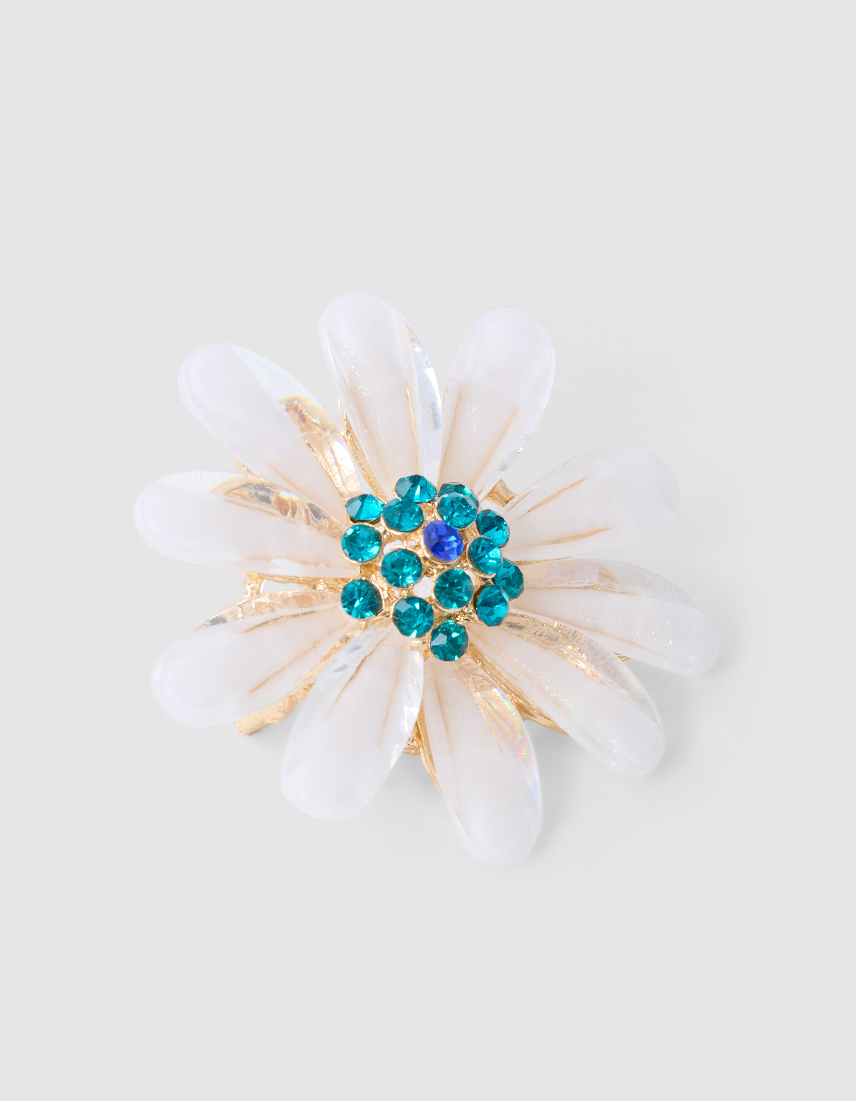 Broche Bloem Gebroken Wit SHOEBY ACCESSOIRES