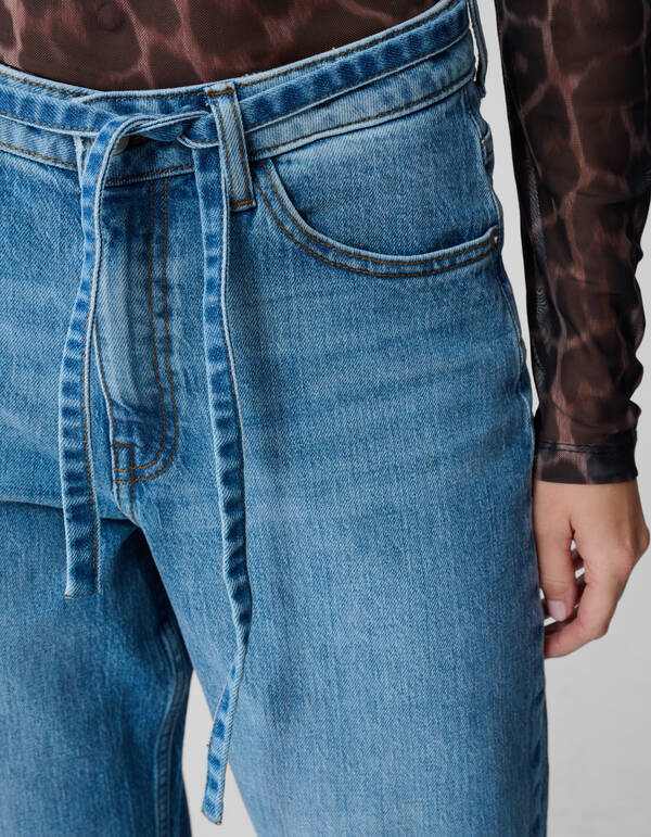 Balloon Fit Jeans Donkerblauw SHOEBY WOMEN