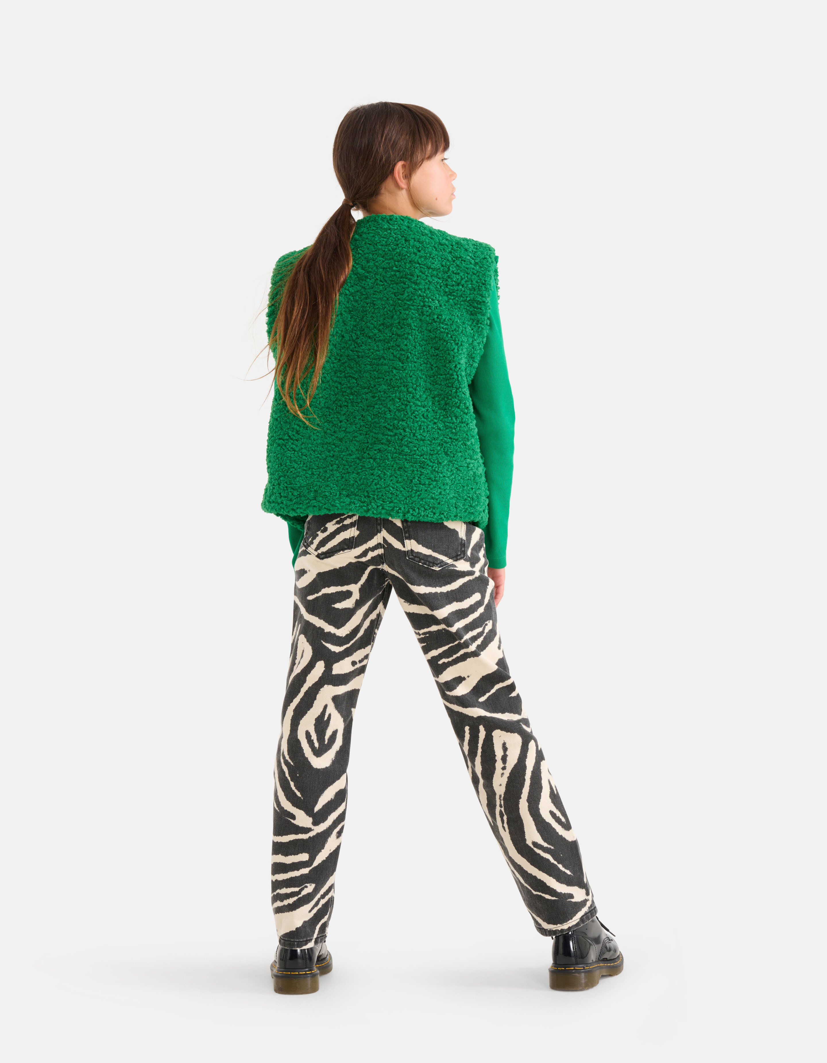 Teddy Gilet Groen SHOEBY GIRLS