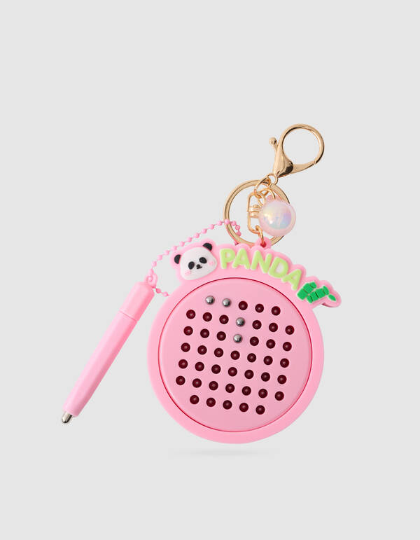 Panda Ball Sleutelhanger Roze SHOEBY ACCESSOIRES