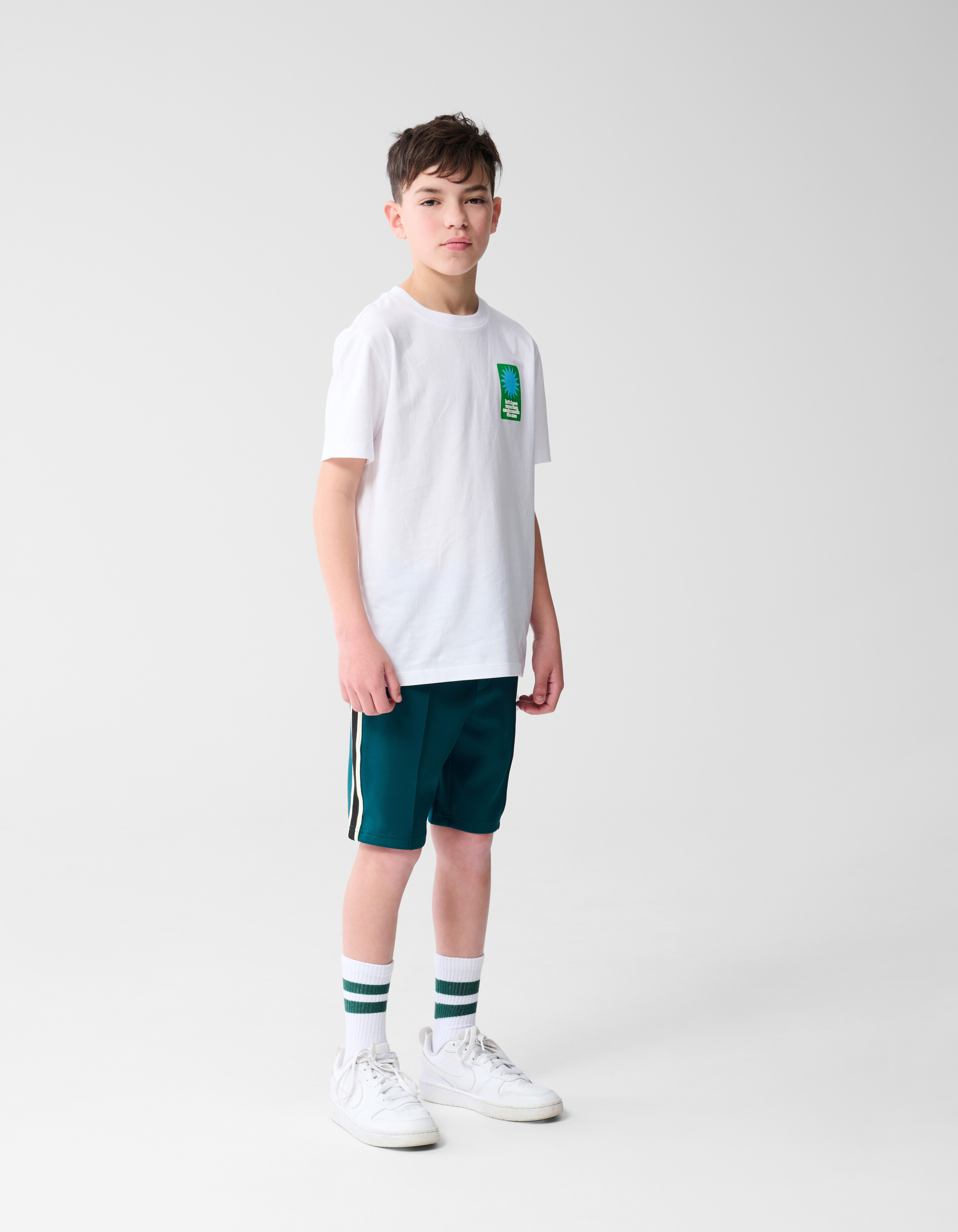 Sporty Short Donkergroen SHOEBY BOYS