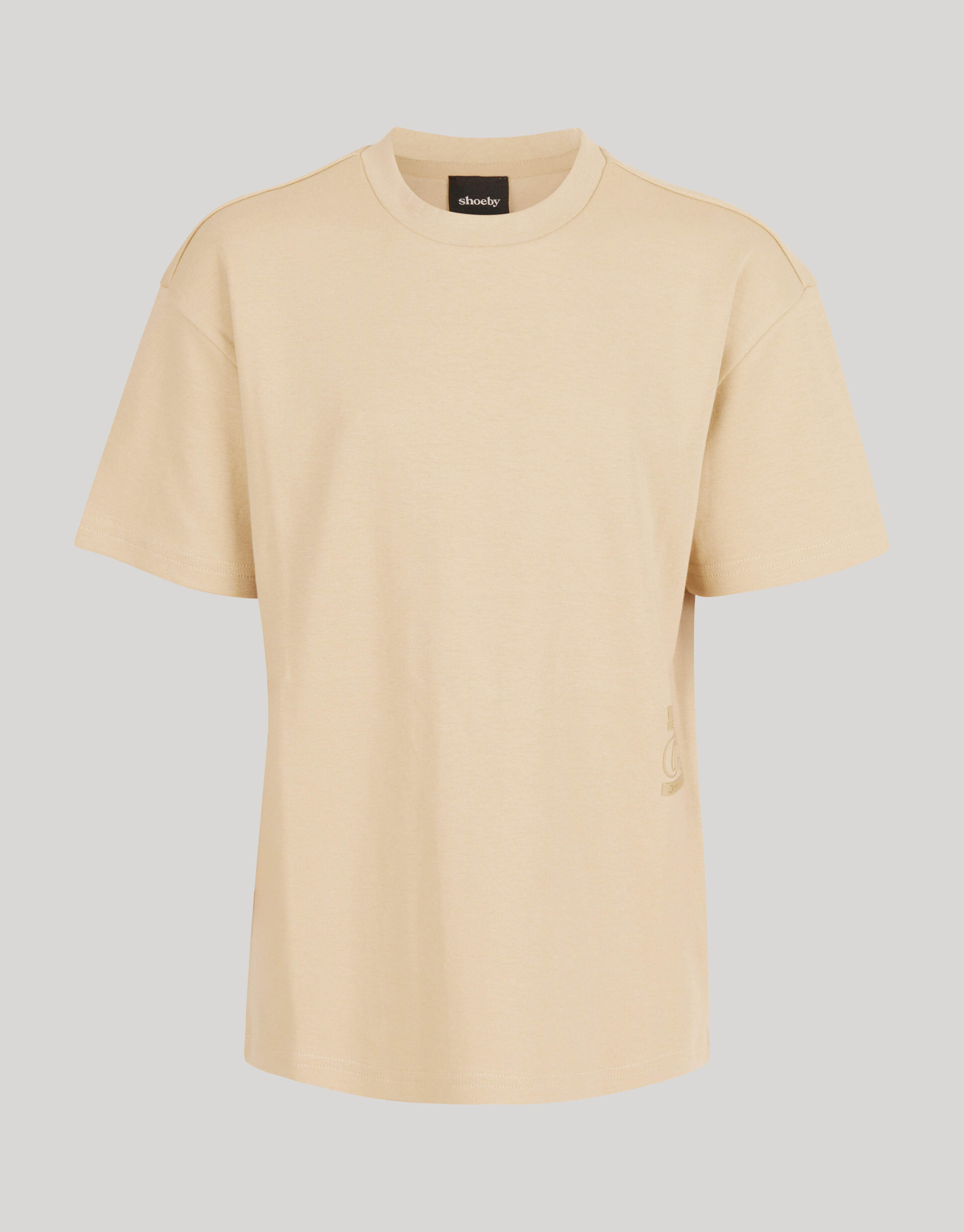 Heavy Basis T-shirt Beige SHOEBY BOYS