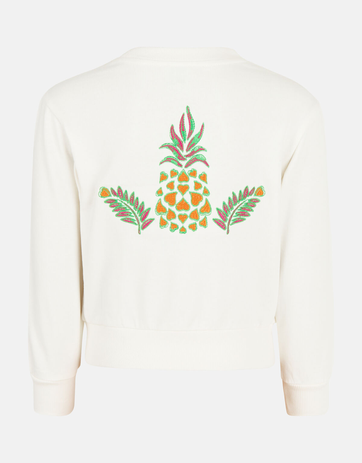 Geborduurde Sweater Gebroken Wit SHOEBY GIRLS