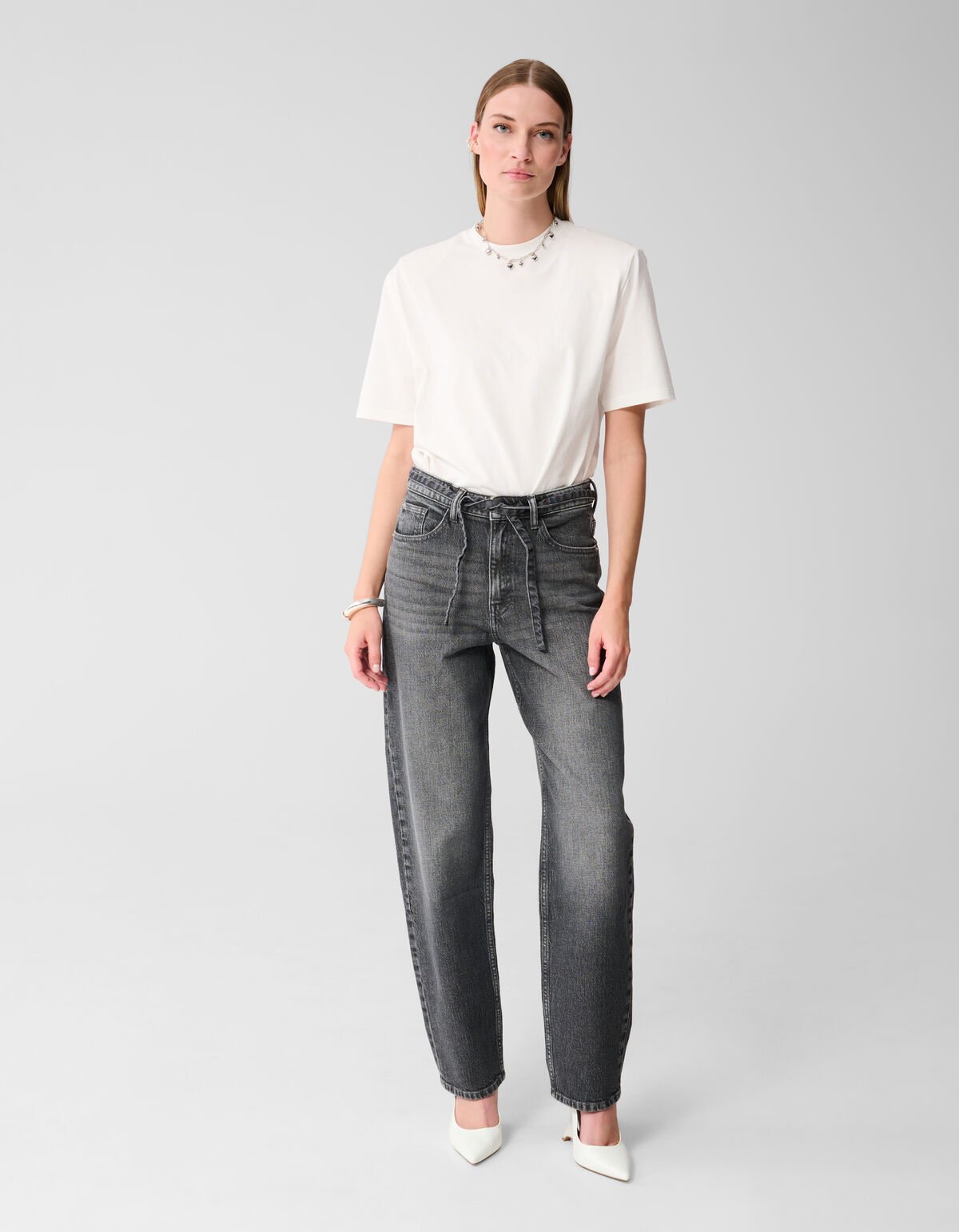 Balloon Fit Jeans Grijs SHOEBY WOMEN