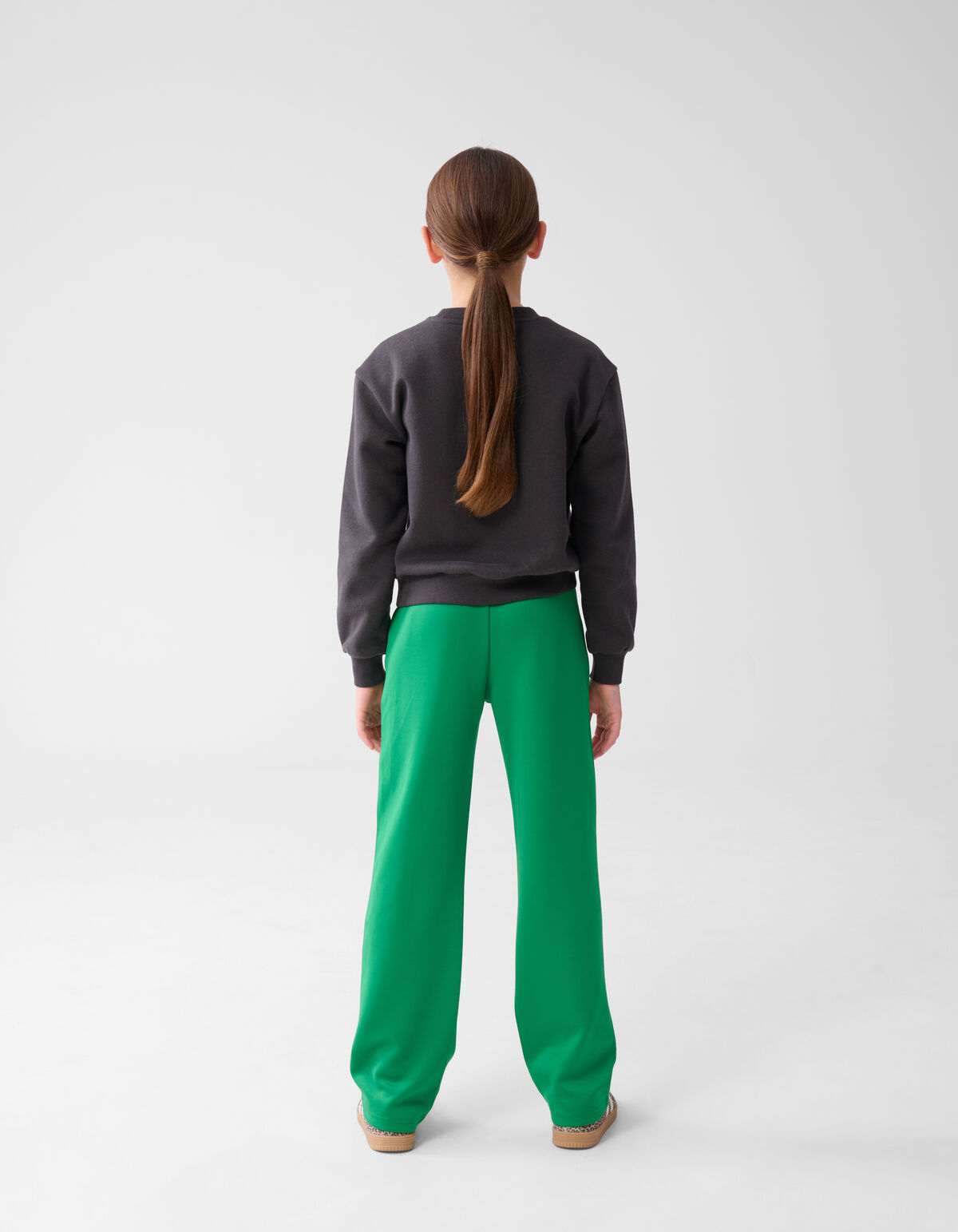 Artwork Sweater Donkergrijs SHOEBY GIRLS