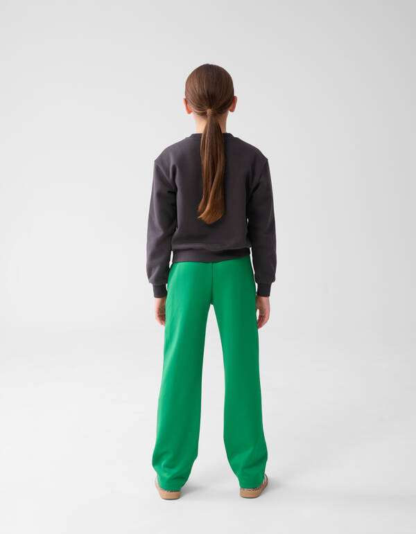 Artwork Sweater Donkergrijs SHOEBY GIRLS