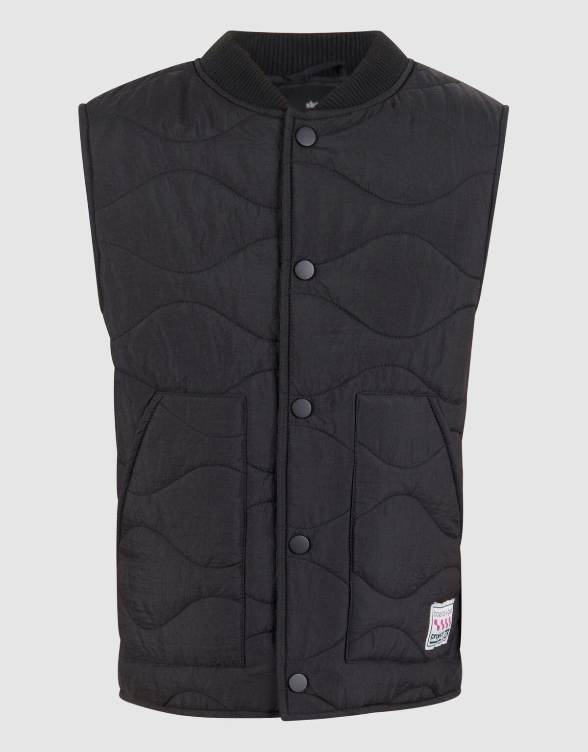 Structuur Bodywarmer Zwart SHOEBY BOYS