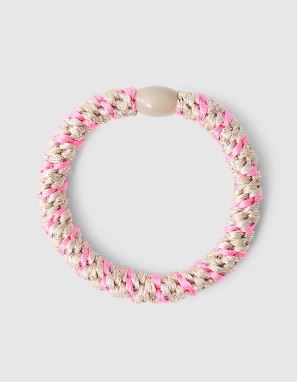 Lurex Haarelastiek Lichtroze SHOEBY ACCESSOIRES