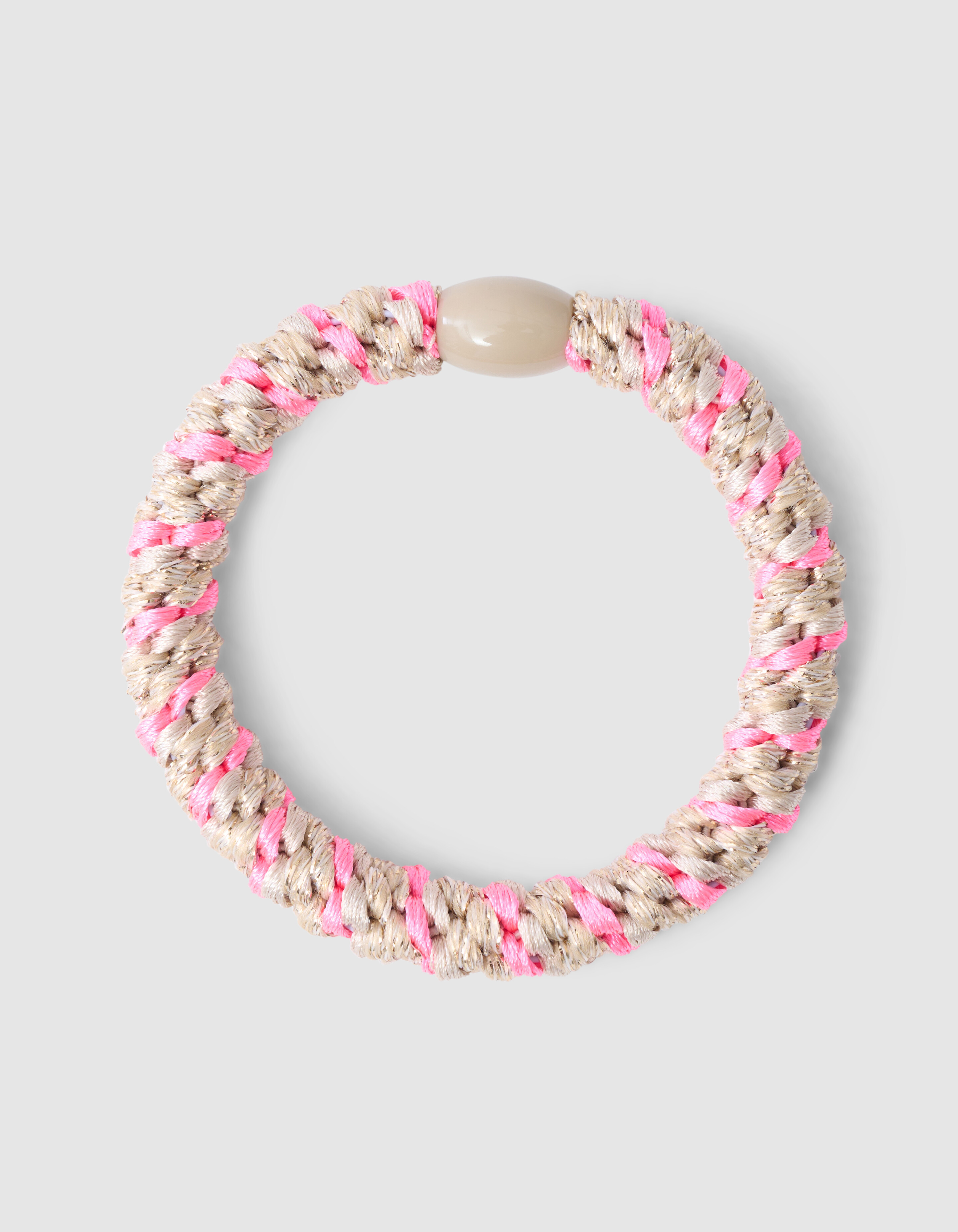 Lurex Haarelastiek Lichtroze SHOEBY ACCESSOIRES