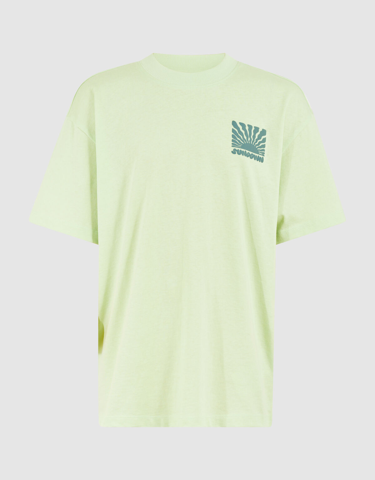 Wavy Sun T-shirt Lichtgroen SHOEBY BOYS