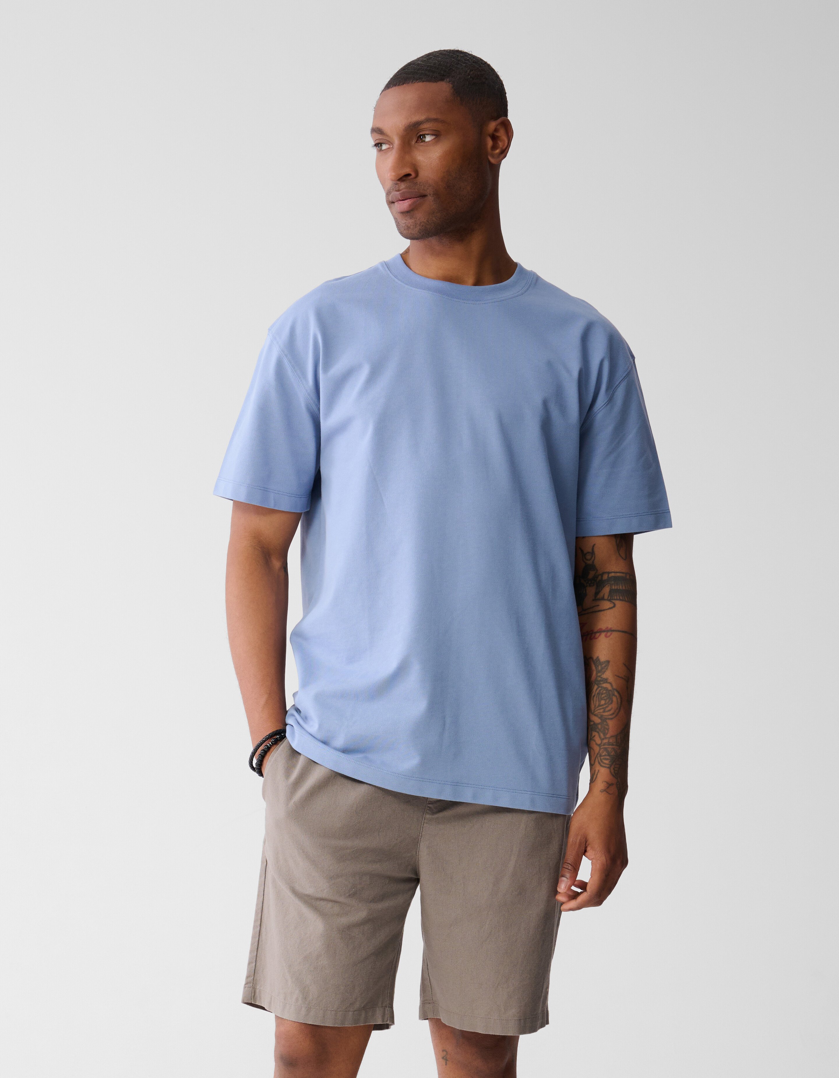 Linnen Short Lichtbruin SHOEBY MEN
