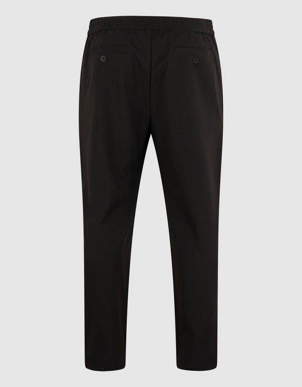 Twill Pintuck Broek Zwart SHOEBY MEN