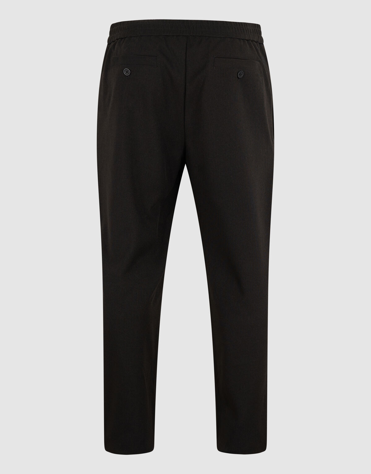 Twill Pintuck Broek Zwart SHOEBY MEN
