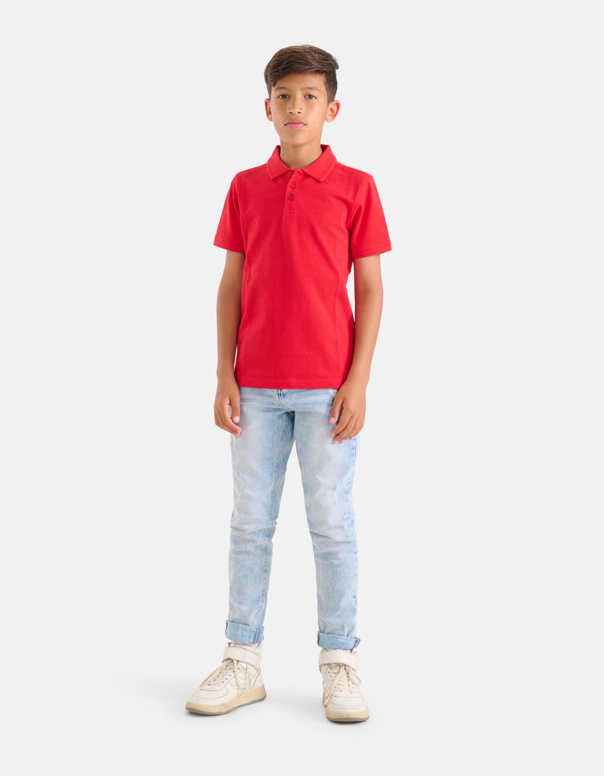 Basis Polo Rood SHOEBY BOYS