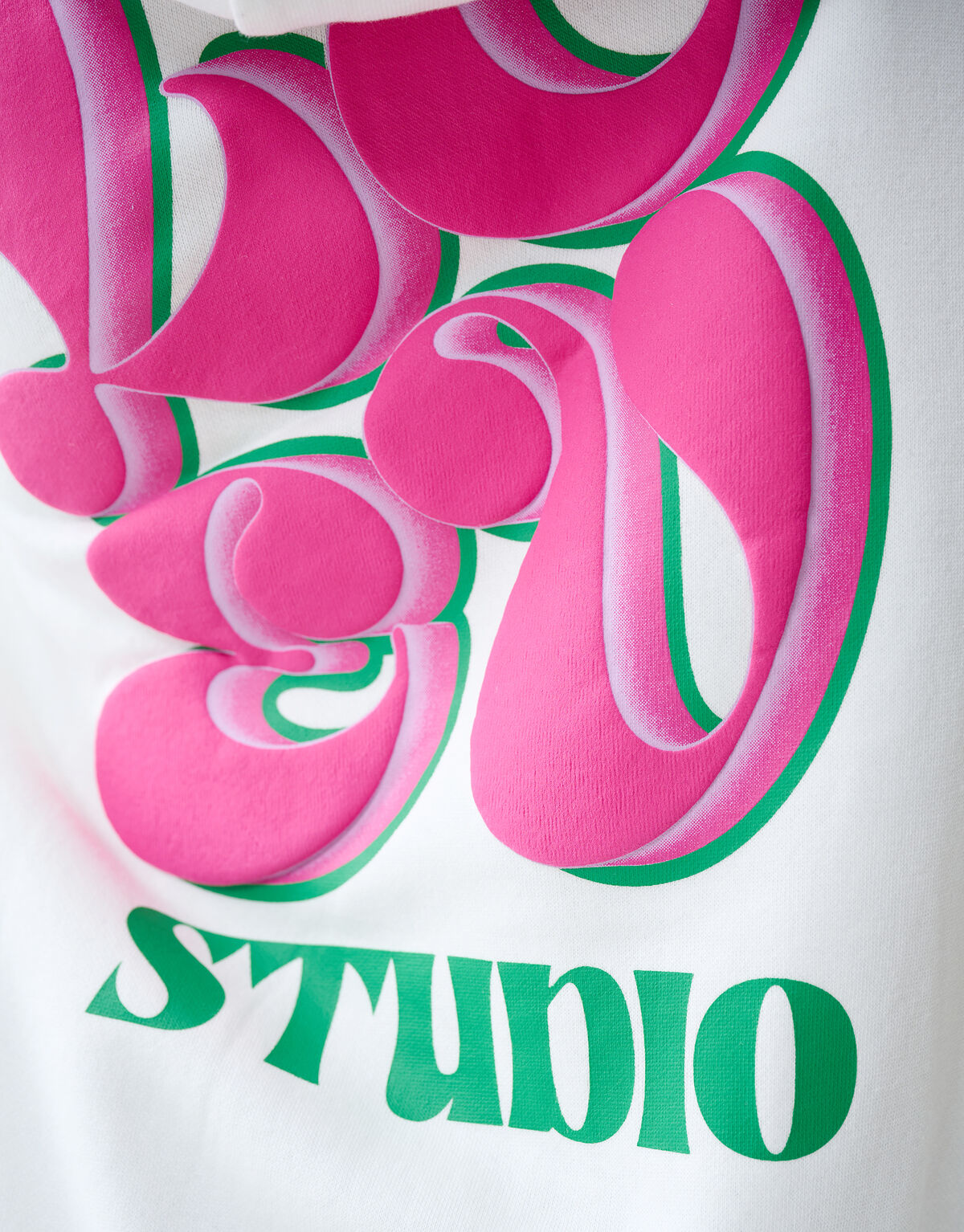 Artwork Hoodie Gebroken Wit SHOEBY GIRLS