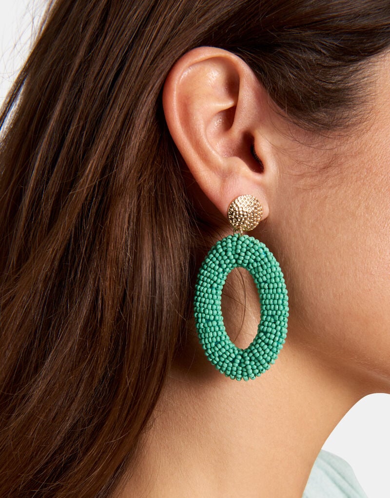 Mint oorbellen