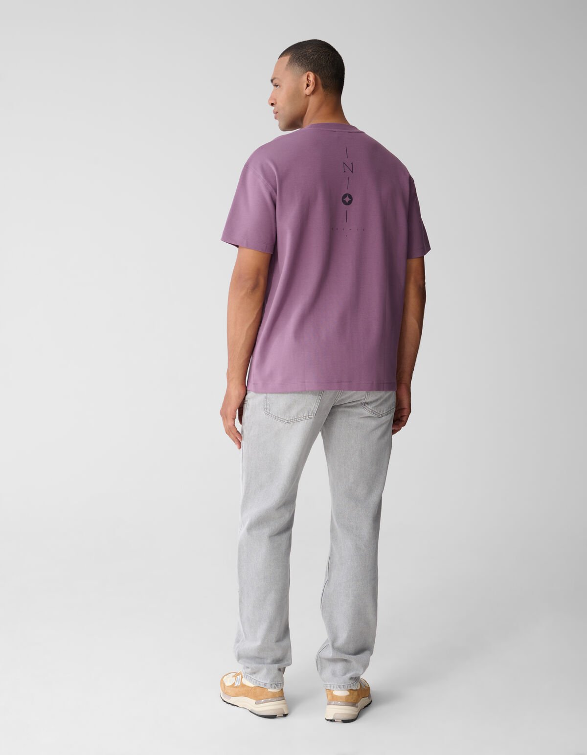 Spark Artwork T-shirt Paars SHOEBY MEN